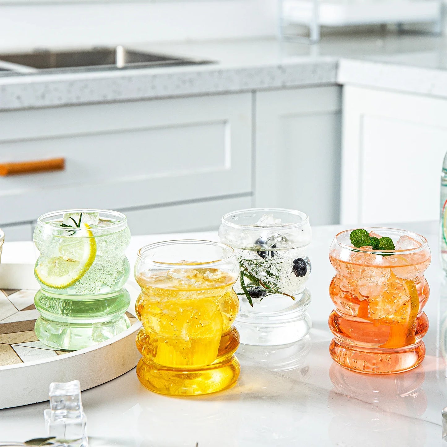 Decorbites™ Kreatives Styling-Glas Trinkgeschirr - 300 ml Fassungsvermögen | Perfekt für Cocktails, Latten