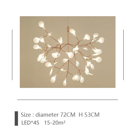 Nordic Brass Ceiling Chandelier