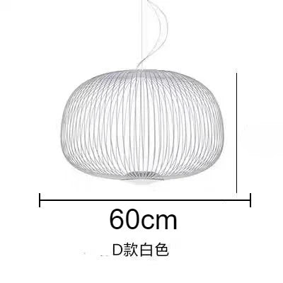 Spokes Birdcage Pendant Light in Polished Chrome