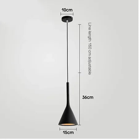 Modern Multicolor Metal Pendant Light with E27 Socket