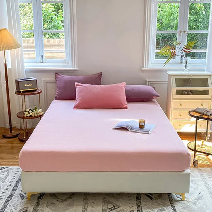 Decorbites™ Gemütliches Flanell-Bettlaken für Queen-Size | Weiches Maßgeschneidertes Korallenfleece-Matratzenbezug | Plüschiges Winter-Bettlaken