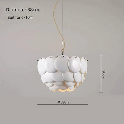 DecorBites™ French Ceramic Chandelier: Romantic LEDs for Luxury Living Room & Restaurant Decor