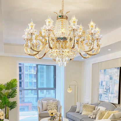 Decorbites™ Kristall-Esszimmer-Lüster – Elegante Zinklegierung Kerzenlampe