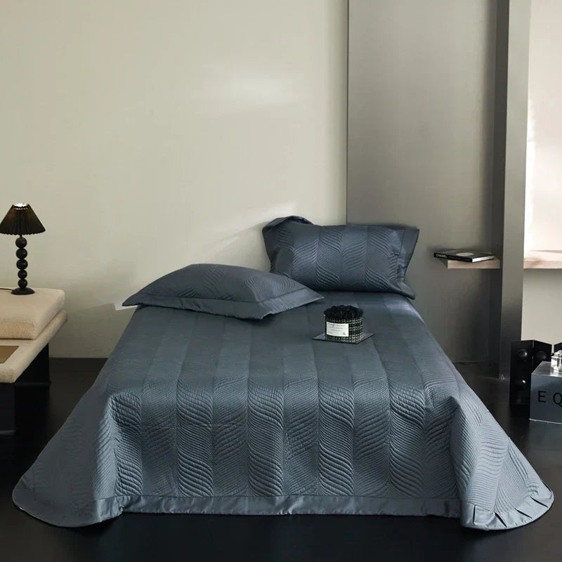 Embroidered Cotton Bedding Set 1000TC Full Size