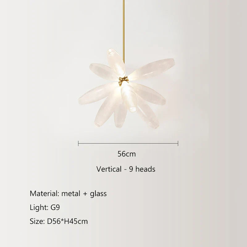 Decorbites™ Elegante Glas-LED-Hängeleuchte für Wohnzimmer, Esszimmer, Schlafzimmer, Bar – Nordisches minimalistisches Design