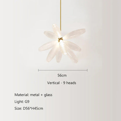 Decorbites™ Elegante Glas-LED-Hängeleuchte für Wohnzimmer, Esszimmer, Schlafzimmer, Bar – Nordisches minimalistisches Design