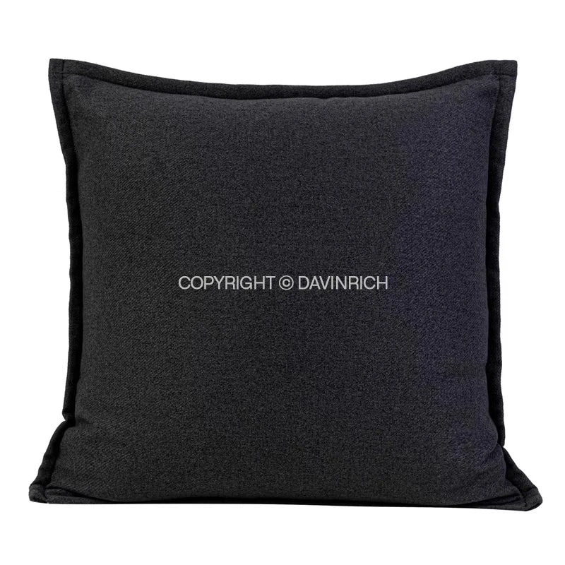 DecorBites™ Cotton Hemp Geometric Throw Pillow Case 45x45cm Wabi Sabi Style Decorative Cover