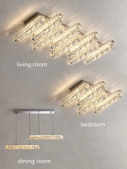 Decorbites™ Kristall-Deckenleuchter-Lampe - Moderne Luxus dimmbare LED-Leuchte