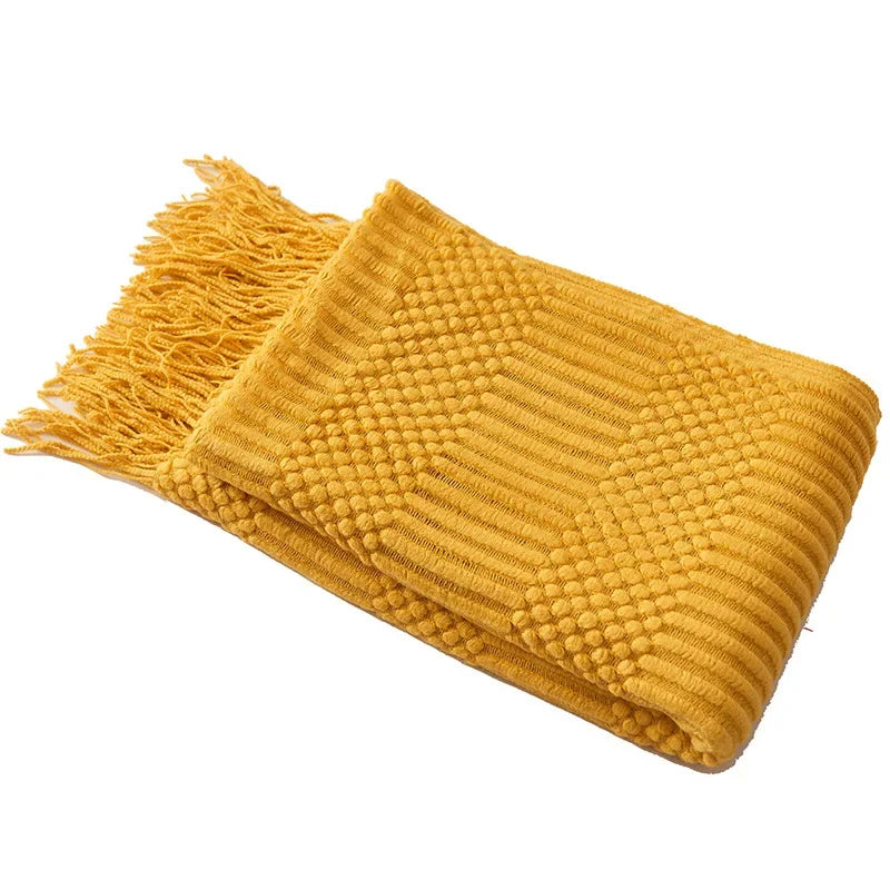 Decorbites™ Gemütliche Strick-Sofadecke - Winterliches Komfort für Zuhause und Home-Office-Nickerchen