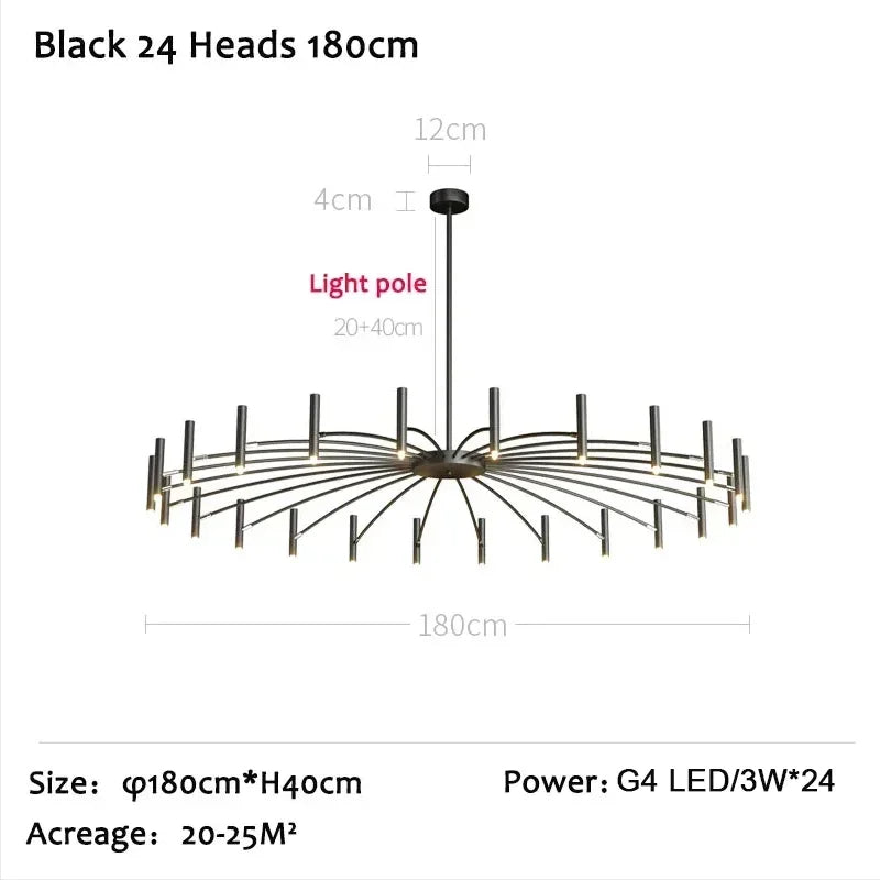 Decorbites™ LED-Deckenleuchter nordischer Stil für Wohnzimmer Esszimmer Schlafzimmer Beleuchtung