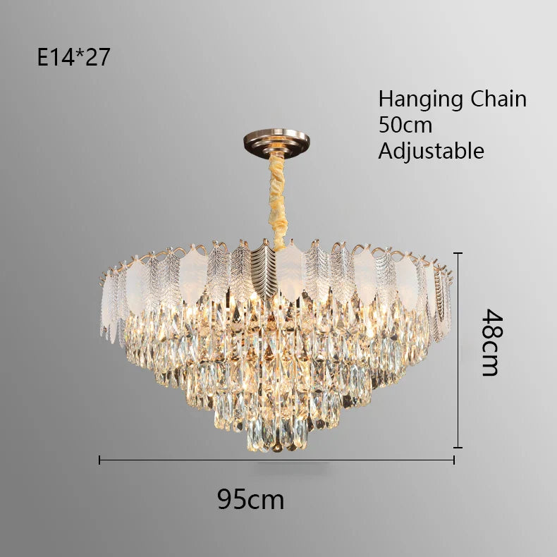 Decorbites™ Kristall-Innenleuchter: Postmoderne LED-Hängeleuchten für luxuriöse Wohnzimmerdekoration