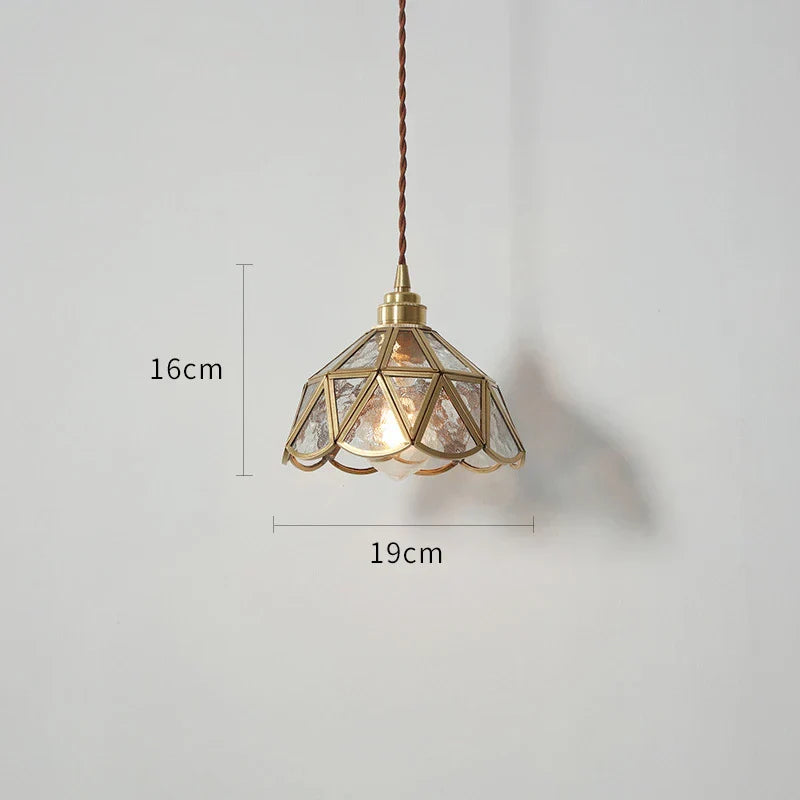 DecorBites™ Glass Copper LED Pendant Lights: Modern Nordic Lighting for Home, Dining, & Restaurant