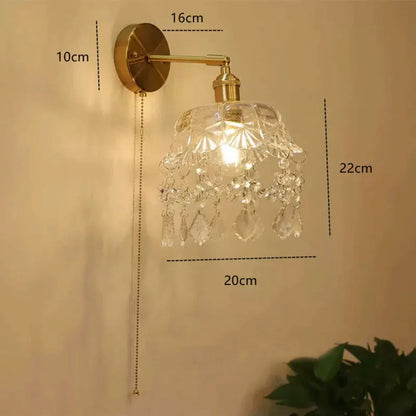 Decorbites™ Graue Glaswandlampe – Moderne Sconce-Leuchte für das Wohnzimmer-Dekor