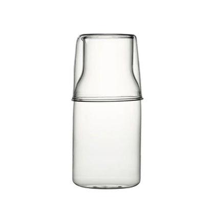 DecorBites™ 500ML Borosilicate Glass Tea Pot Cold Water Milk Cup Simple Creative Pot