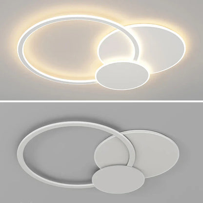 DecorBites™ LED White Ceiling Chandelier with Remote Control