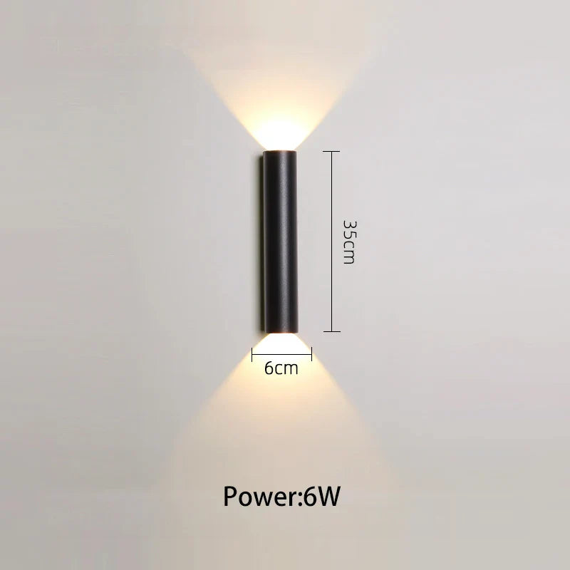 Decorbites™ LED-Wandleuchte: Einsame Linie nach oben und unten leuchtend für TV-Hintergrund oder Schlafzimmer