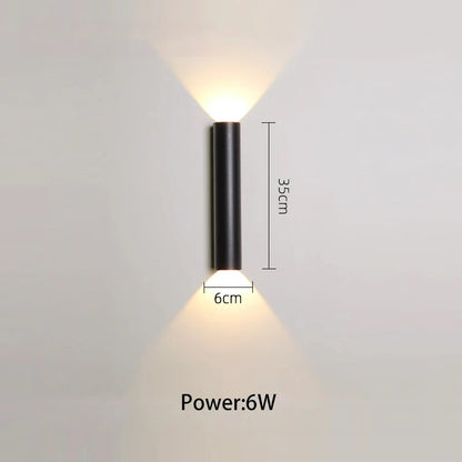 Decorbites™ LED-Wandleuchte: Einsame Linie nach oben und unten leuchtend für TV-Hintergrund oder Schlafzimmer