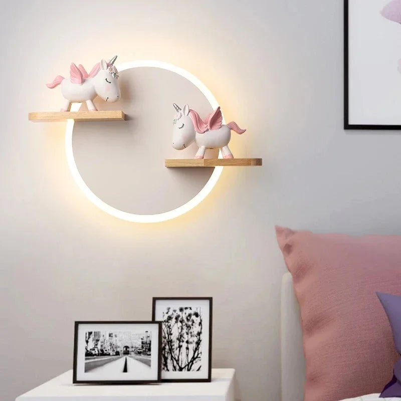 DecorBites™ LED Wall Lamp: Modern Nordic Design for Children's Room, Bedroom, Living Room