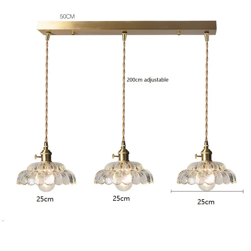 Glass Vintage Pendant Lamp