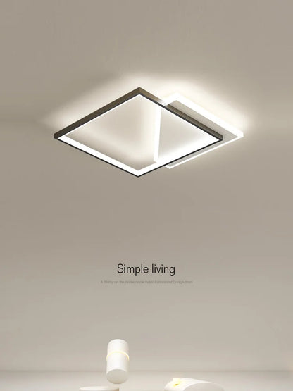 DecorBites™ Geometric LED Ceiling Lamp | Modern Nordic Bedroom Study Light