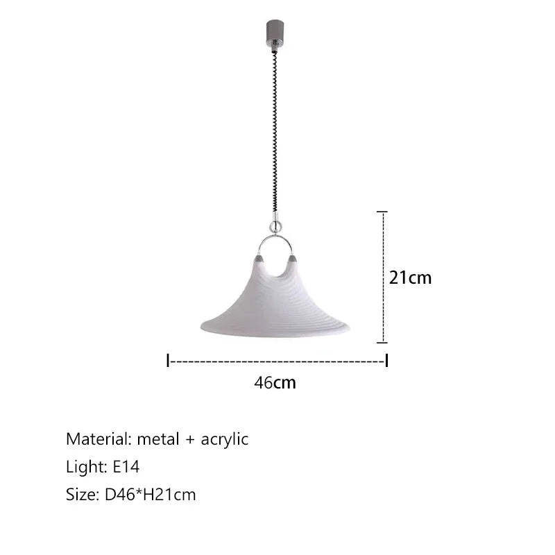 Decorbites™ Hebbarer Trompeten-Kronleuchter: Minimalistisches LED-Pendant-Licht für Esszimmer & Schlafzimmer