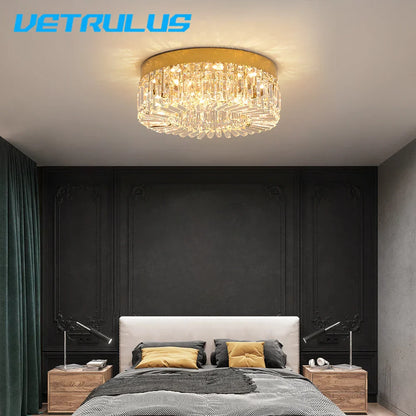 Decorbites™ Kristall-Deckenleuchter: Moderne LED-Runde Pendelleuchte für luxuriöse Wohnraumausstattung