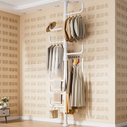 Decorbites™ Kleideraufbewahrung Hängeschiene Kleiderständer für Schlafzimmer und Wohnzimmer