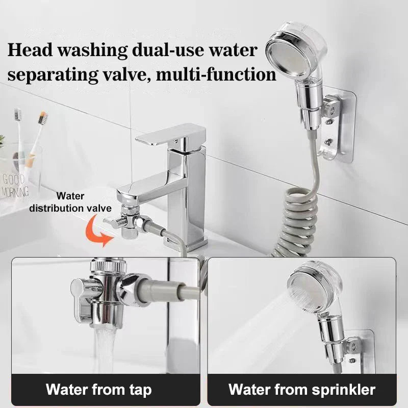Decorbites™ Friseursalon-Shampoo-Adapter-Duschkopf | Hochdruck-Wassersparender Anionenfilter