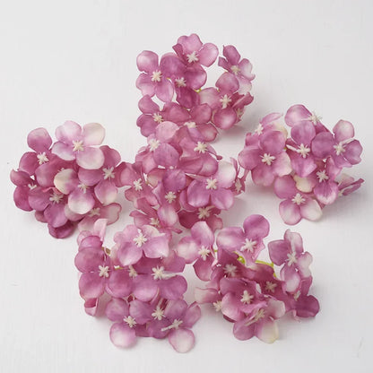 Decorbites™ Hortensienblüten: 30 Stk. 8 cm künstliche Blumen für Heimdekoration, Hochzeit, DIY-Kränze