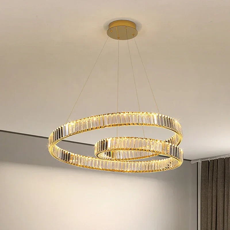 Decorbites™ Crystal-LED-Pendantleuchten: Moderner Luxus-Kronleuchter für Wohn- und Esszimmer