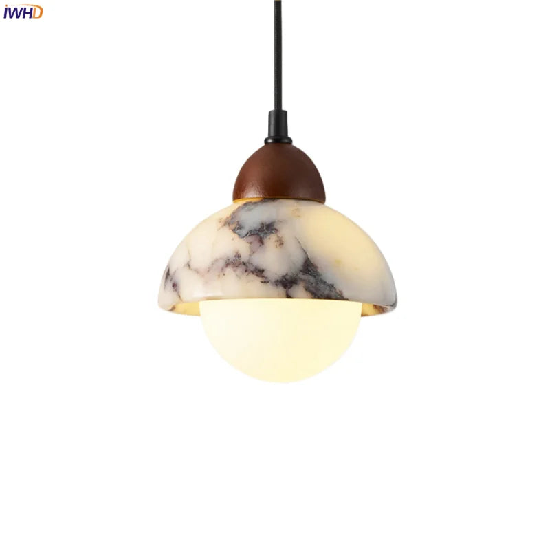 Decorbites™ Glas-Kugelleuchte LED-Hängeleuchte für Schlafzimmer Esszimmer Küche - Vintage Hängelampe