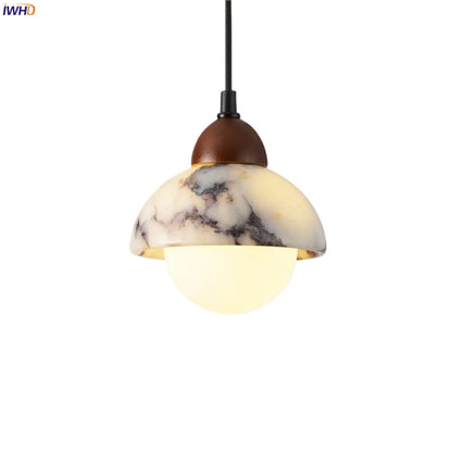 Decorbites™ Glas-Kugelleuchte LED-Hängeleuchte für Schlafzimmer Esszimmer Küche - Vintage Hängelampe