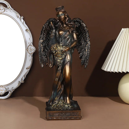 Decorbites™ Griechische Göttin Glücksfigur - Wohlstandsskulptur für Zuhause und Büro Dekoration Geschenk