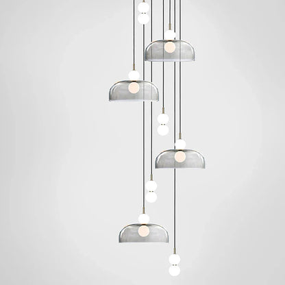 Decorbites™ Glas-Kugelleuchter: Moderne Dekoration für Duplex-Treppenhäuser, Wohnzimmer, Schlafzimmer