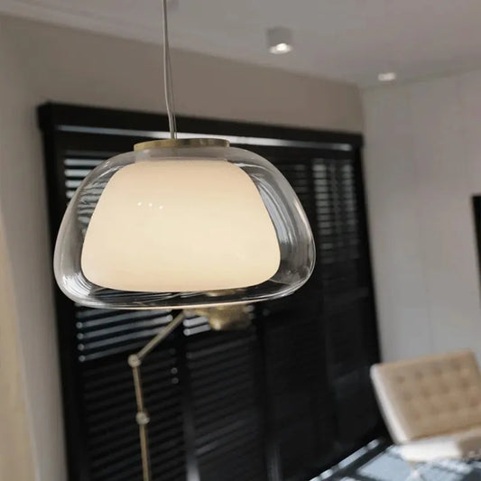 Decorbites™ Glas-Gelee-Hängeleuchte: Minimalistisches Luxusdesign für Wohnzimmer und Schlafzimmer im Eigenheim