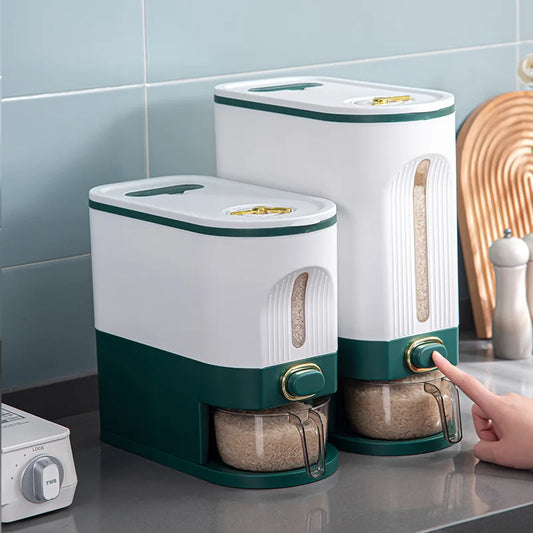 Decorbites™ Große Kapazität Reisspender Küchen-Getreidebehälter Feuchtigkeitsgeschützte Getreidelagerbox