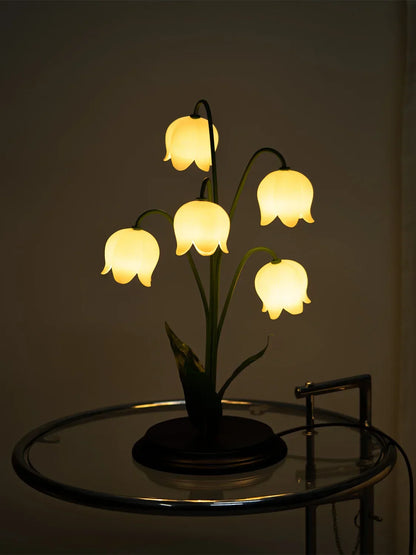 Decorbites™ LED-Blümentischleuchte – Dekorative Schreibtischlampe für Schlafzimmer, Wohnzimmer, Arbeitszimmer