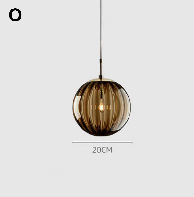 Decorbites™ Glas-Kugelluster-Hängeleuchten - Modernes nordisches Design für Küche, Schlafzimmer oder Restaurant
