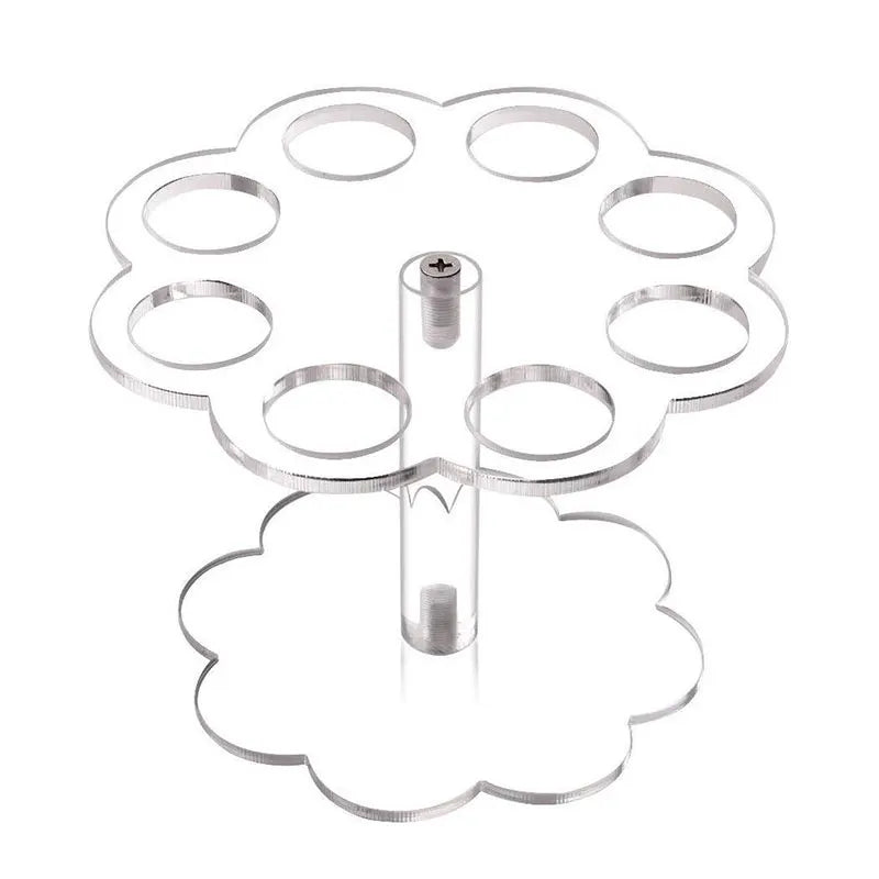 Decorbites™ Eiscreme-Waffelhalter-Ständer: Robuste Acryl-Display-Rack für Cupcakes & Waffeln