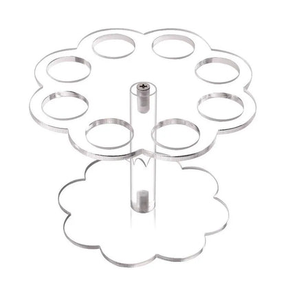 Decorbites™ Eiscreme-Waffelhalter-Ständer: Robuste Acryl-Display-Rack für Cupcakes & Waffeln