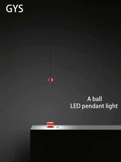 Decorbites™ LED Aluminium Ball Pendelleuchte: Minimalistische nordische Kronleuchter für Schlafzimmerdekoration