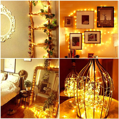 Decorbites™ Kupferdraht-Feenlichter für Weihnachtsbaum Hochzeitsparty