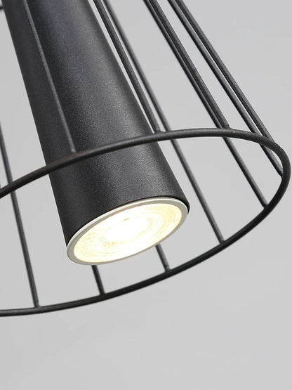 Decorbites™ Eisenkunst-Esszimmer-Hängelampe in Schwarz/Gold – Moderne nordische LED-Leuchte