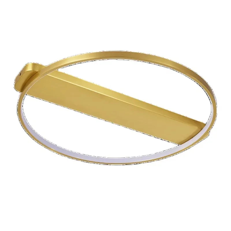 Copper Circular Ceiling Lamp