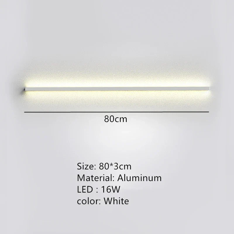 Decorbites™ LED-Wandleuchte Dimmer-Schalter Schwarz Gold Weiß Metall Wandlampen Schlafzimmer Ganglampe