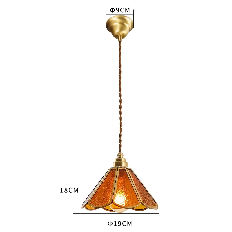 Decorbites™ Glas-LED-Hängeleuchte: Moderne Kupfer-Nordische Innenbeleuchtung für Zuhause, Café, Schlafzimmer & Wohnzimmer