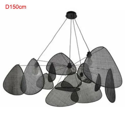 Decorbites™ Handgefertigte Rattan-Kunst-Pendant-Leuchter für modernes Wohnzimmer, Esszimmer, Schlafzimmer.