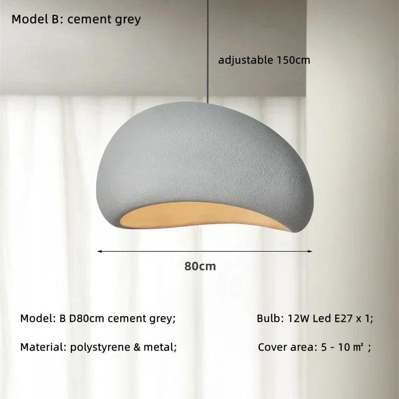 Decorbites™ Japanischer Stil Wabi-Sabi LED-Hängeleuchter für die Dekoration von Wohnzimmer, Esszimmer oder Bar
