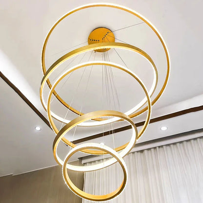 Decorbites™ Kristall-Leuchter: Moderne Treppen-Pendantleuchte für das Wohnzimmer, Innenbeleuchtungsarmatur