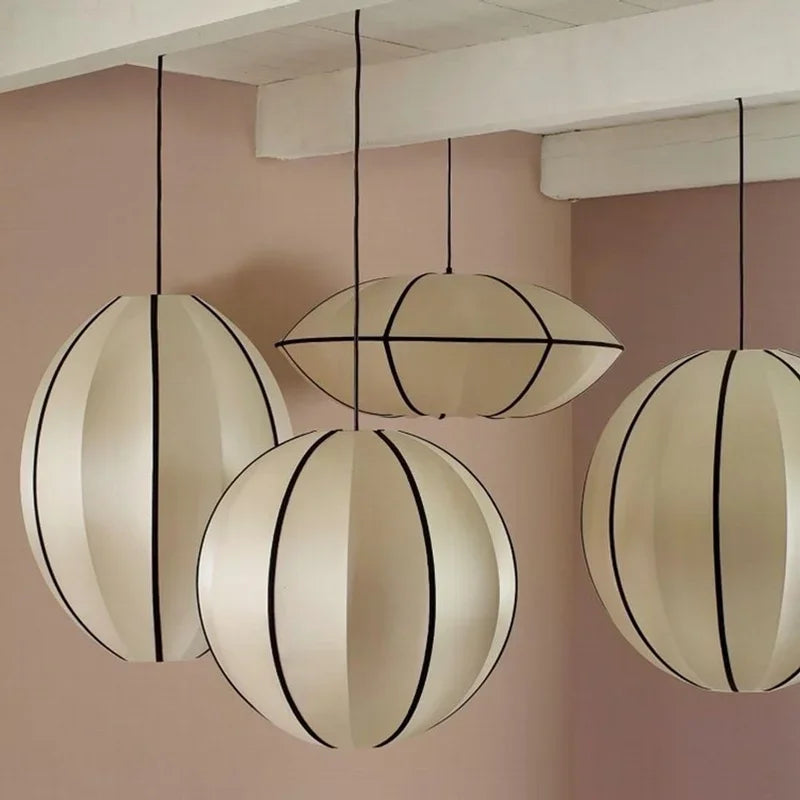 Decorbites™ Dänische Stoffleuchte Pendellampe Vintage-Kronleuchter E27-Birnen